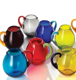 Hot Dandy Carafe Blue Yellow - Made To Order Tableware