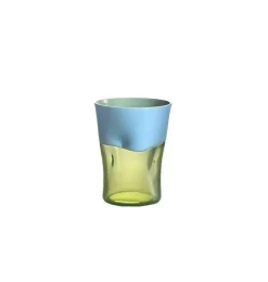 Discount Dandy Water Glass Sky Blue Acid Green - Made To Order Tableware