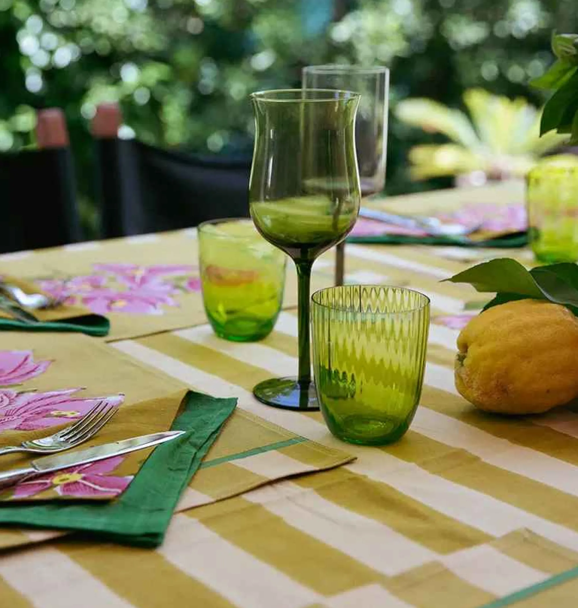 Tableware-NasonMoretti Idra Collection Acid Green - Made To Order