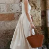 Bags & Accessories-Officina Del Poggio Medium Cesta Tan