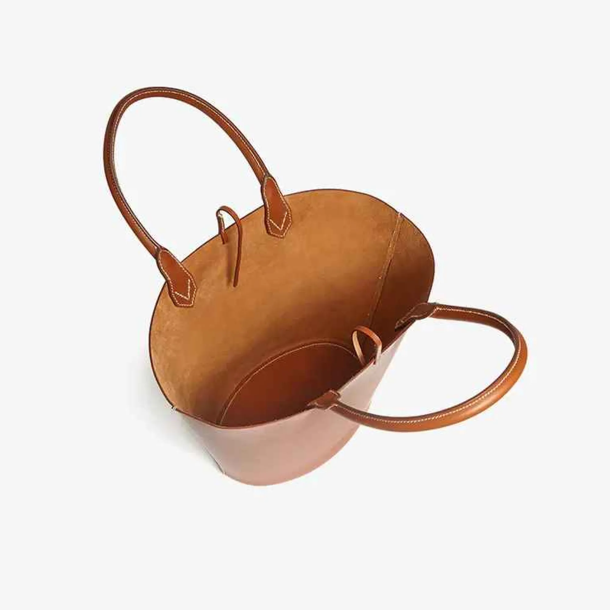 Bags & Accessories-Officina Del Poggio Medium Cesta Tan