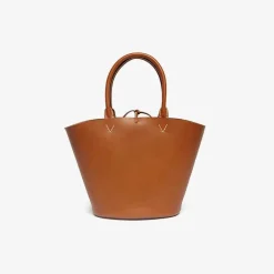 Bags & Accessories-Officina Del Poggio Medium Cesta Tan