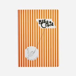Outlet Bella Copia Orange Notebook For Men