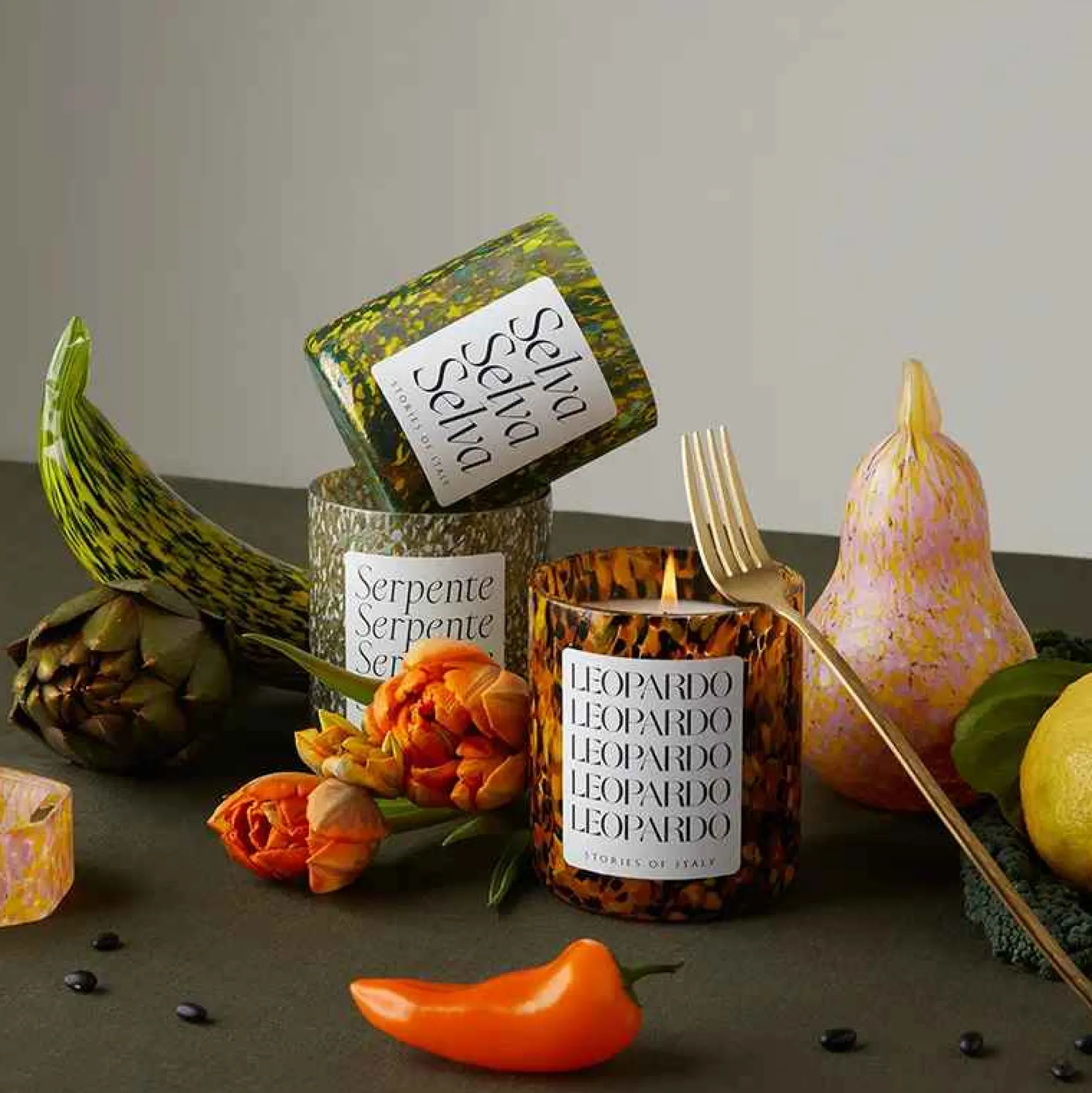 New Leopardo Candle Candles