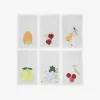 Discount Embroidered Cocktail Napkins - Set Of 6 Tableware