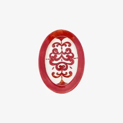 Online Rouge Oval Serving Plate - Made To Order Tableware